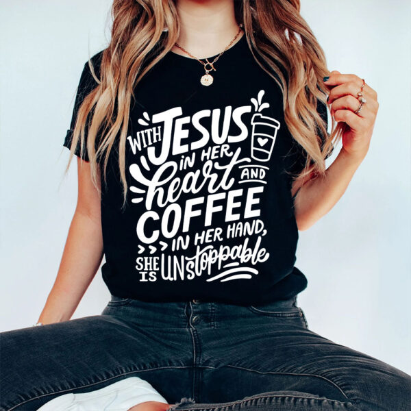 coffee and jesus shirt