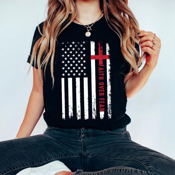 jesus american flag shirt