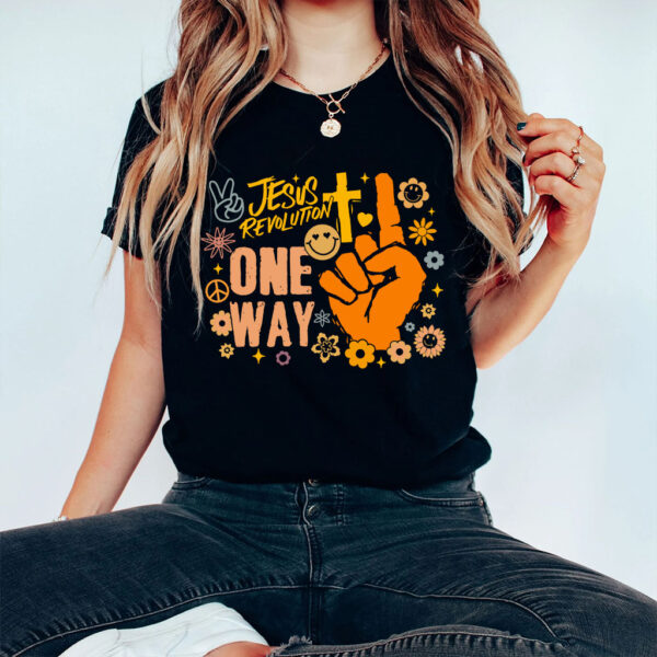 one way jesus t shirt