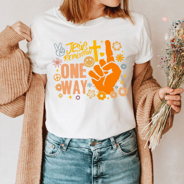 one way jesus t shirt