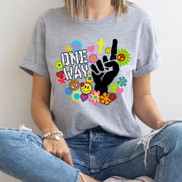 one way jesus t shirt