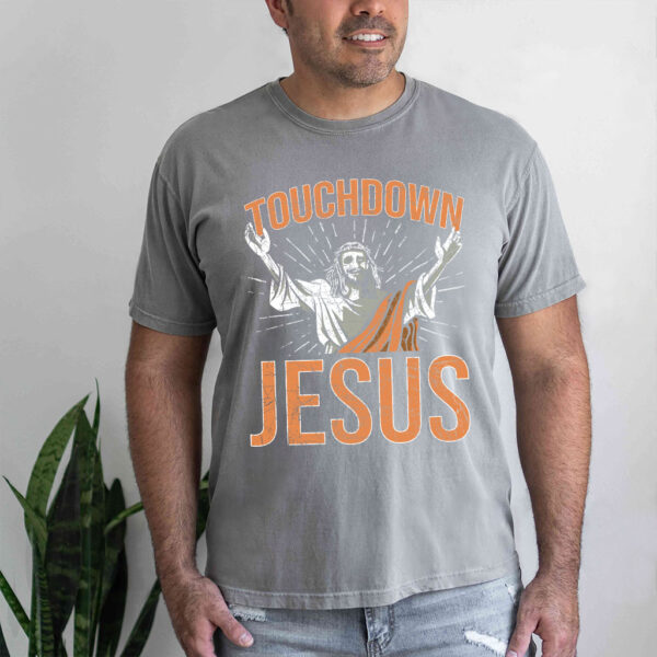 touchdown jesus t shirt