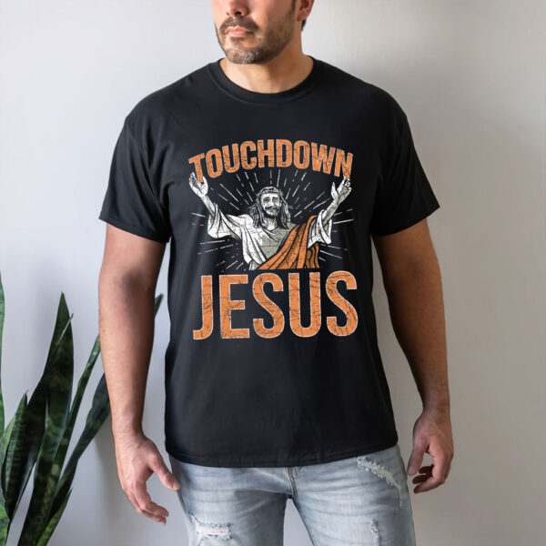 touchdown jesus t shirt