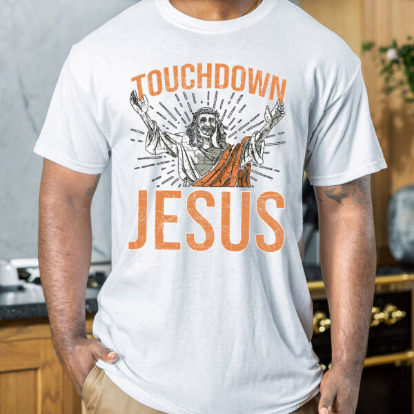 touchdown jesus t shirt