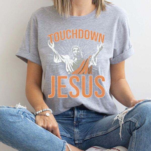 touchdown jesus t shirt