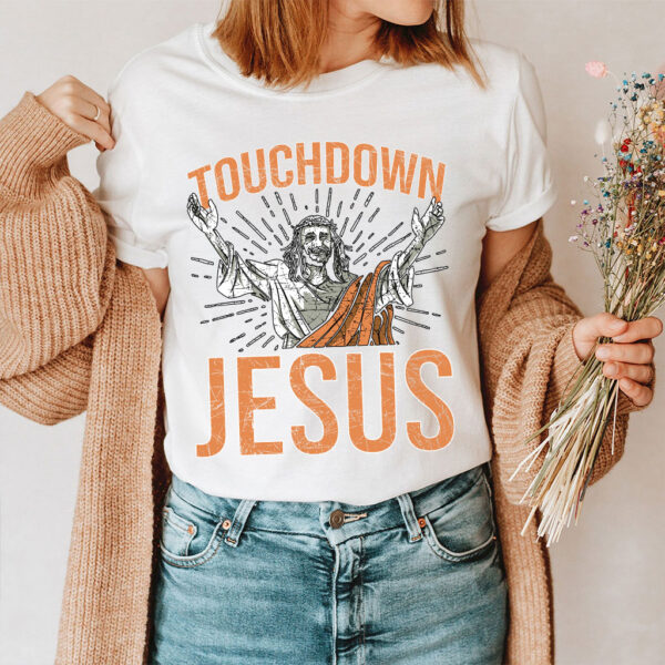 touchdown jesus t shirt