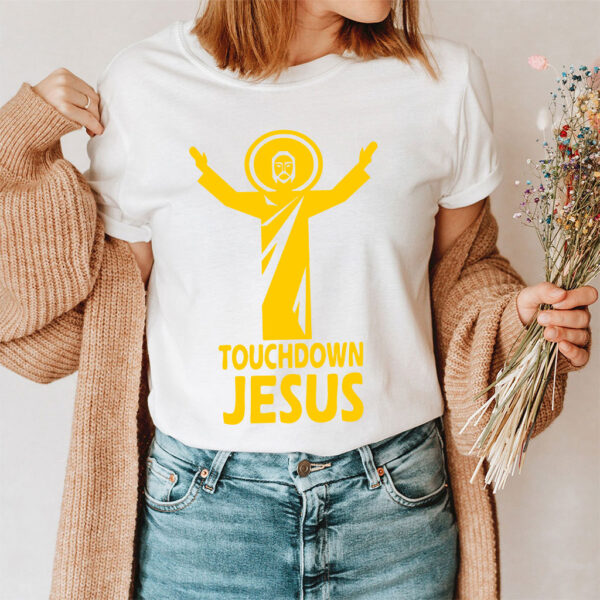 touchdown jesus t shirt