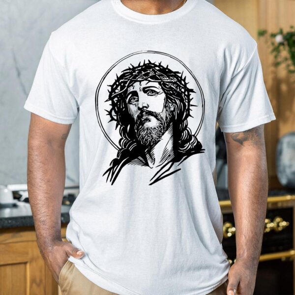 jesus face t shirt