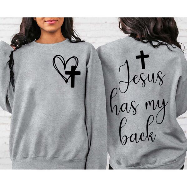 jesus has my back hoodie