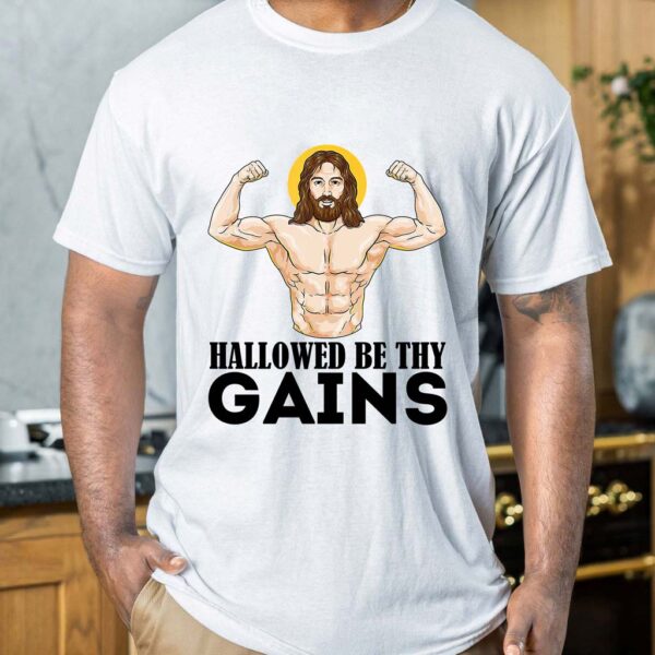 jesus weightlifting shirt