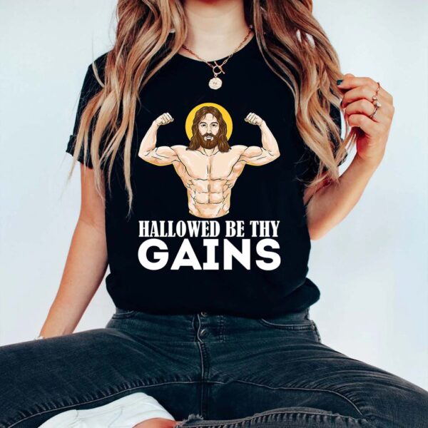 jesus weightlifting shirt