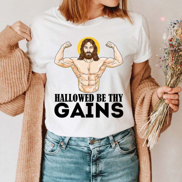 jesus weightlifting shirt