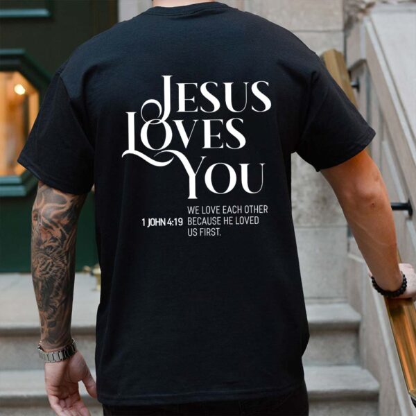 t shirt jesus loves you