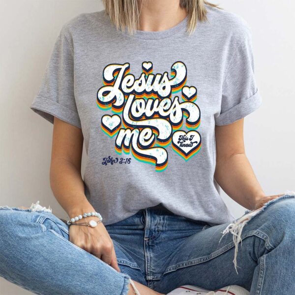 jesus loves me t shirt design