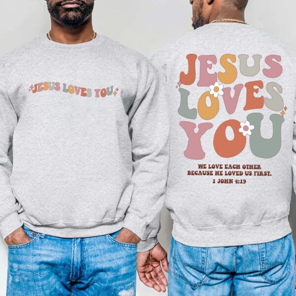 jesus loves you apparel