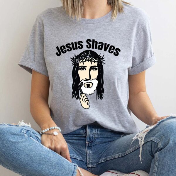 jesus shaves t shirt