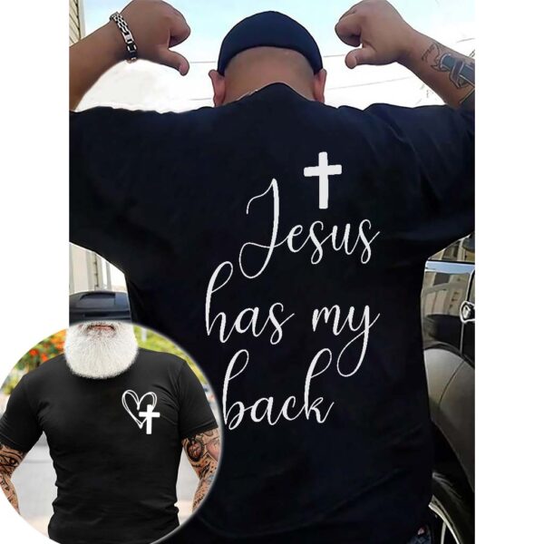 jesus has my back shirt