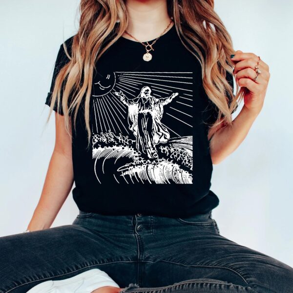 surfing jesus shirt