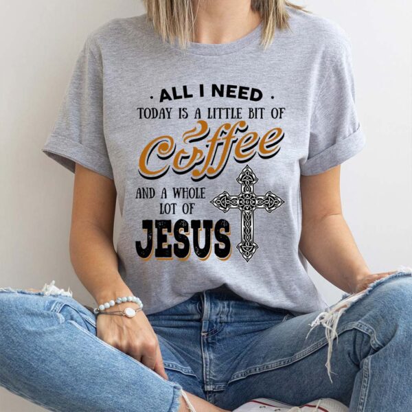 jesus and coffee t shirt