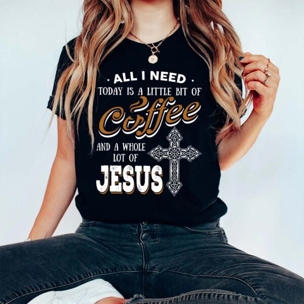 jesus and coffee t shirt