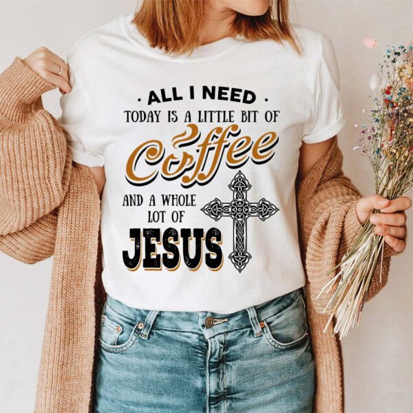 jesus and coffee t shirt