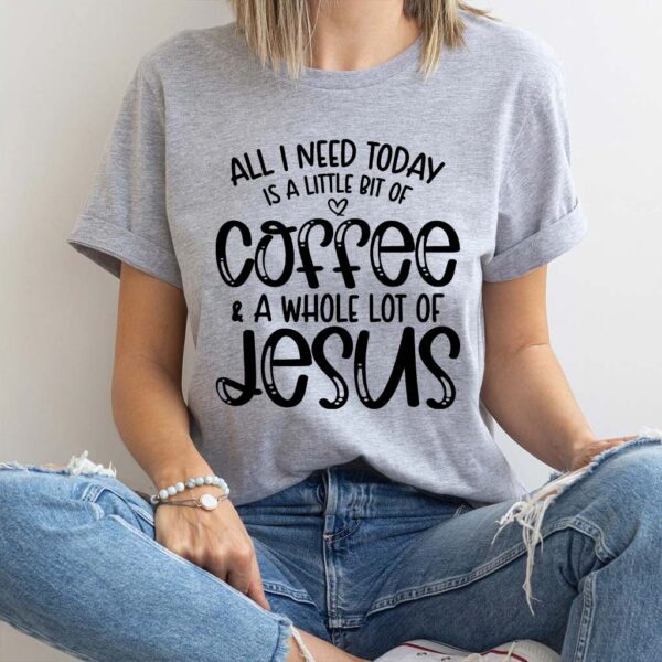 jesus and coffee t shirt