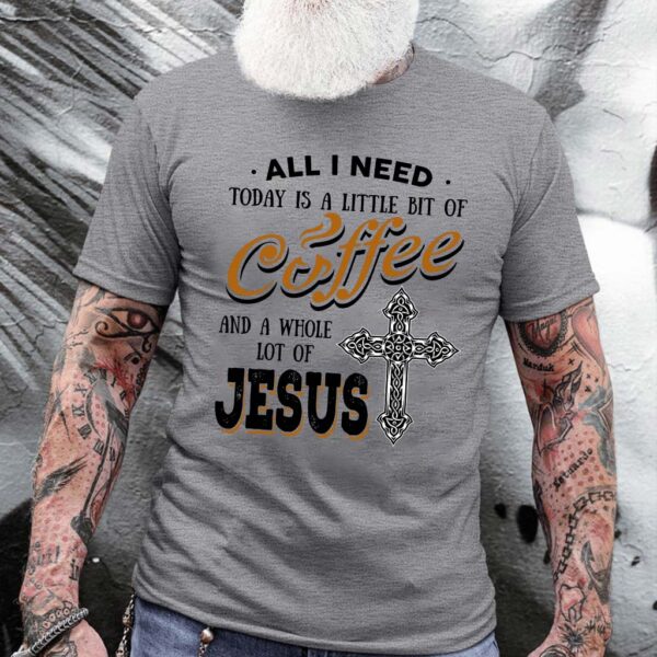 jesus and coffee t shirt