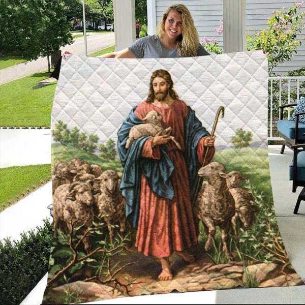 baby jesus shepherd quilt