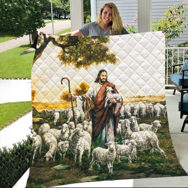 baby jesus shepherd quilt