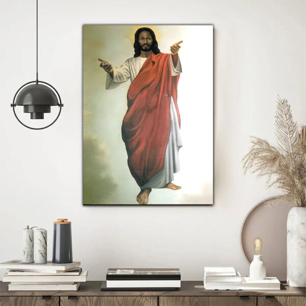 black jesus canvas