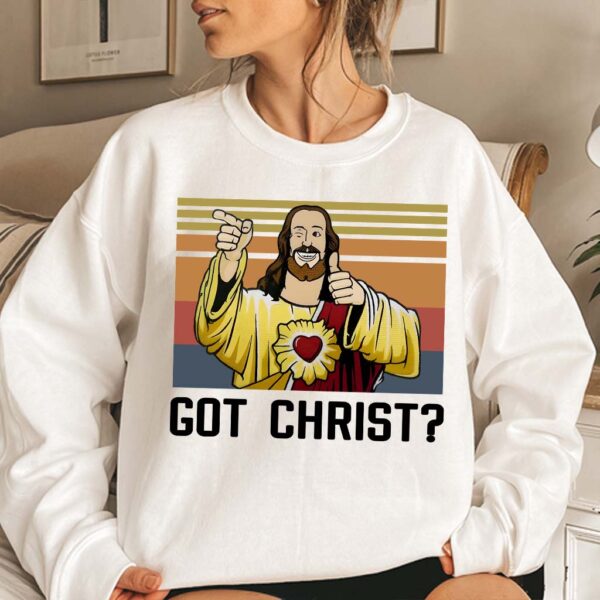 buddy christ sweater