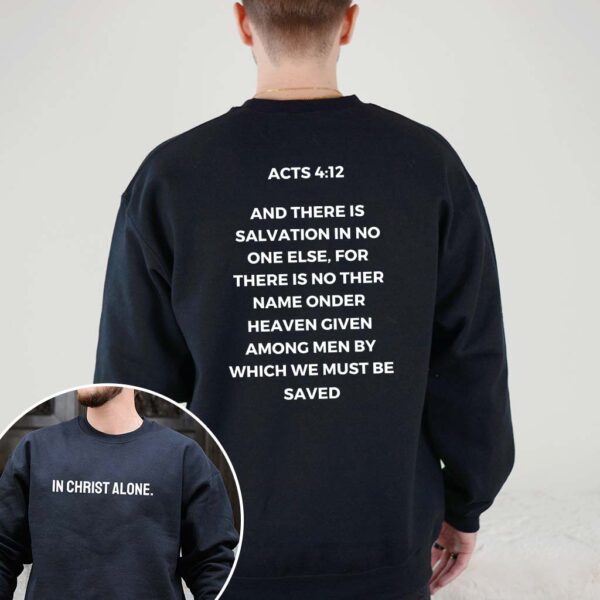 christ alone sweatshirt