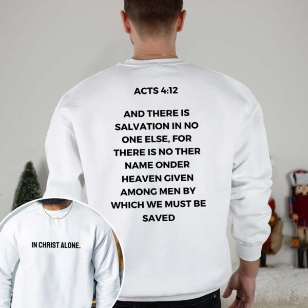 christ alone sweatshirt