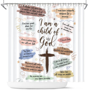 christian shower curtains