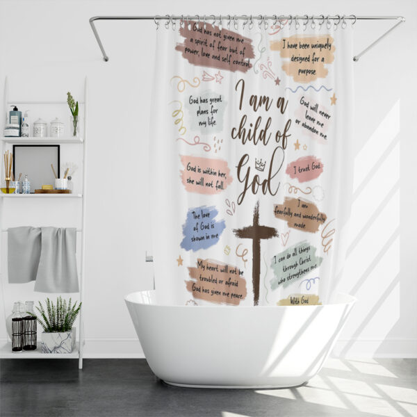 christian shower curtains