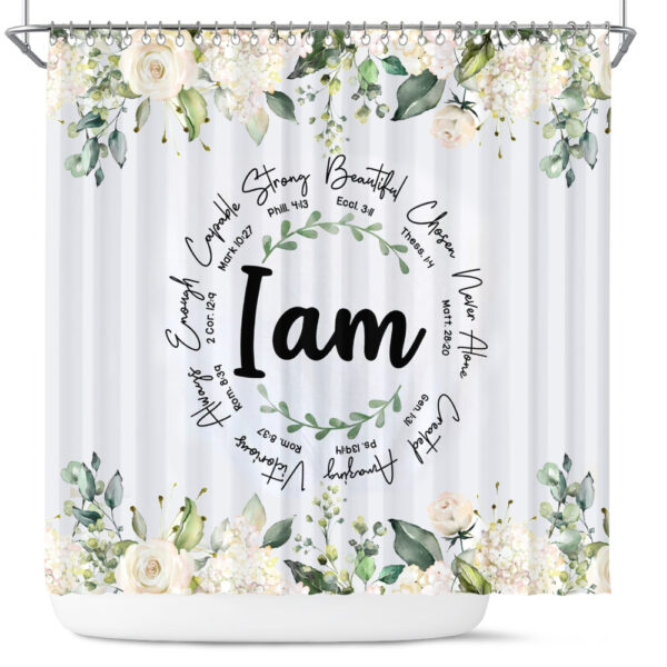 christian shower curtain