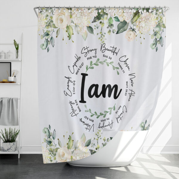 christian shower curtain