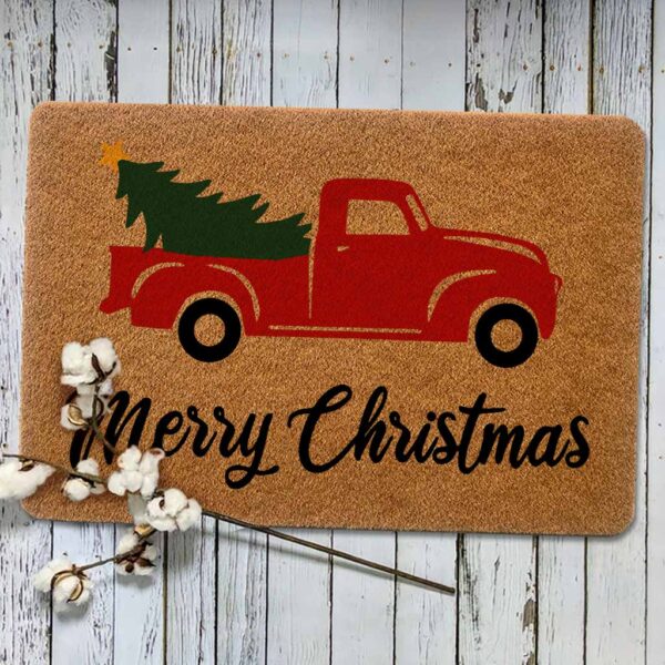 christmas doormat for double doors