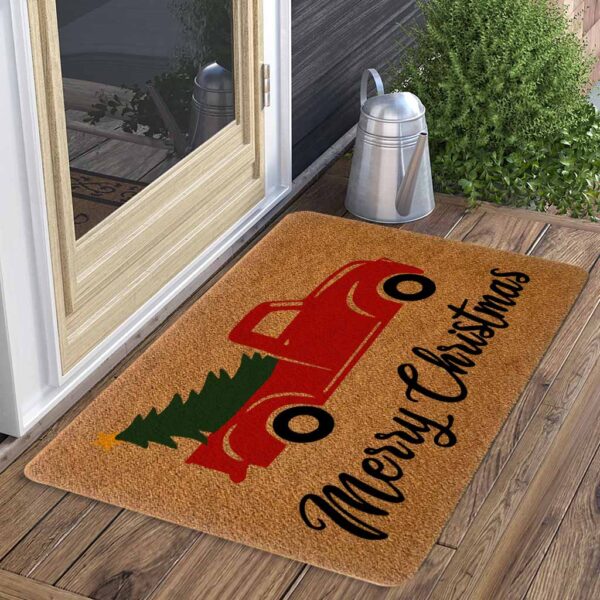 christmas doormat for double doors