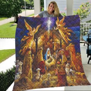 christmas jesus quilt