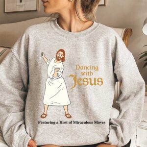 dancing jesus sweater