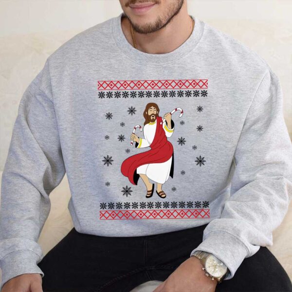 dancing jesus sweater