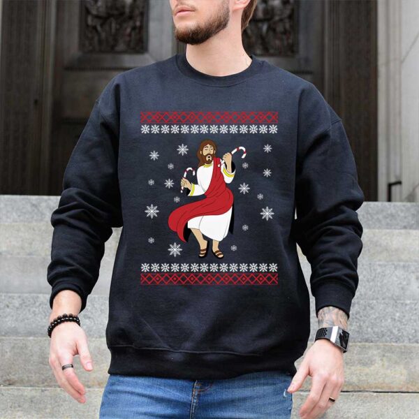 dancing jesus sweater