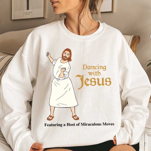 dancing jesus sweater