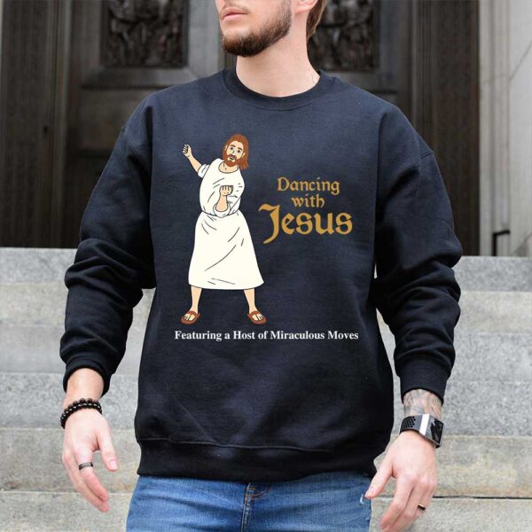 dancing jesus sweater