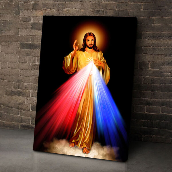 divine mercy jesus christ religious wall art print poster