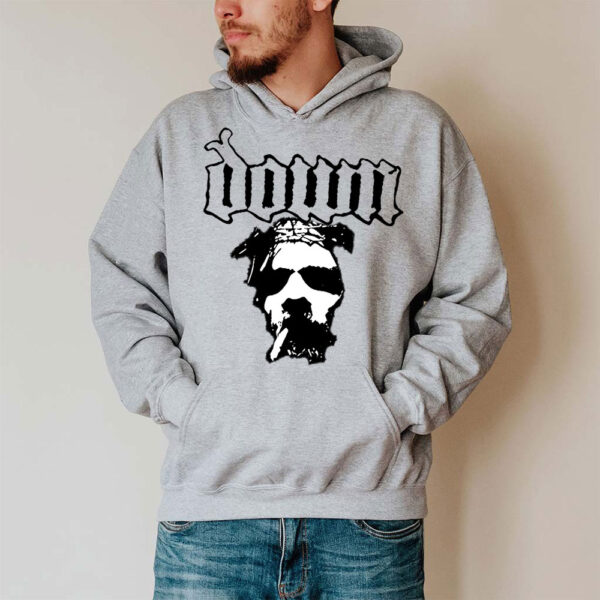 down smoking jesus hoodie