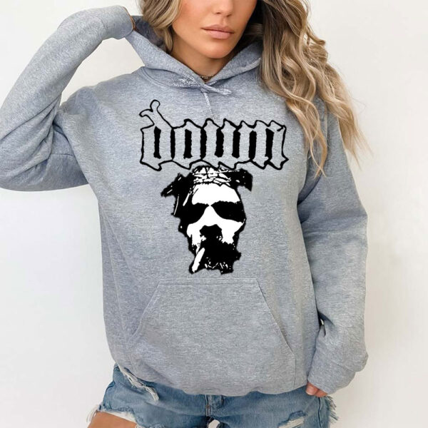 down smoking jesus hoodie