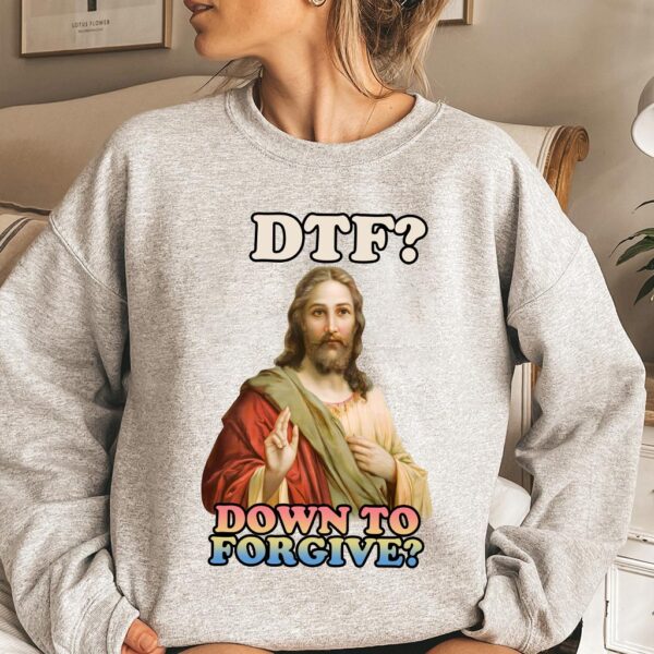 dtf jesus sweater