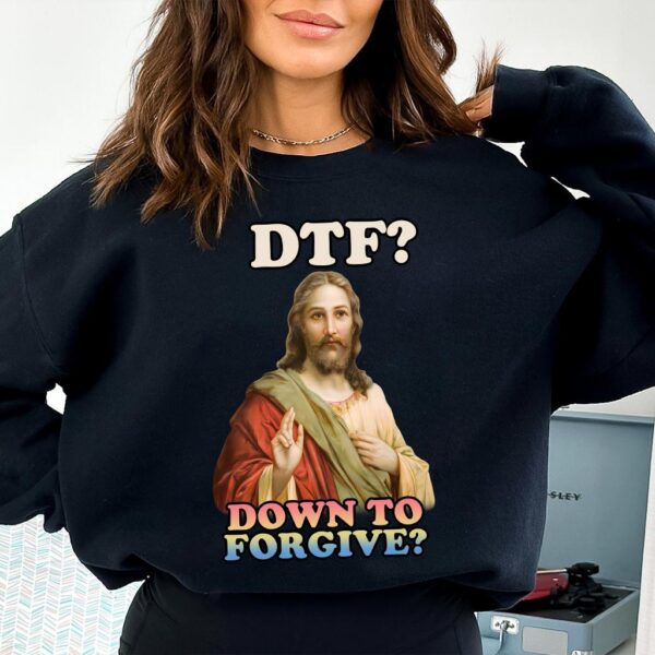 dtf jesus sweater